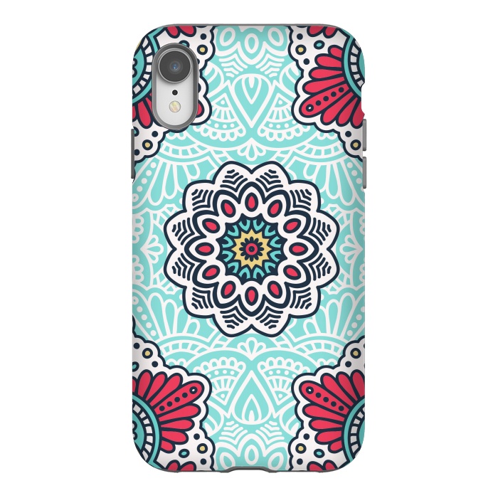 iPhone Xr StrongFit Mandala Pattern with Decorative Elements by ArtsCase