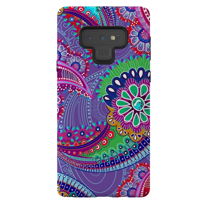 Galaxy Note 9 StrongFit Paisley Modern Design by ArtsCase