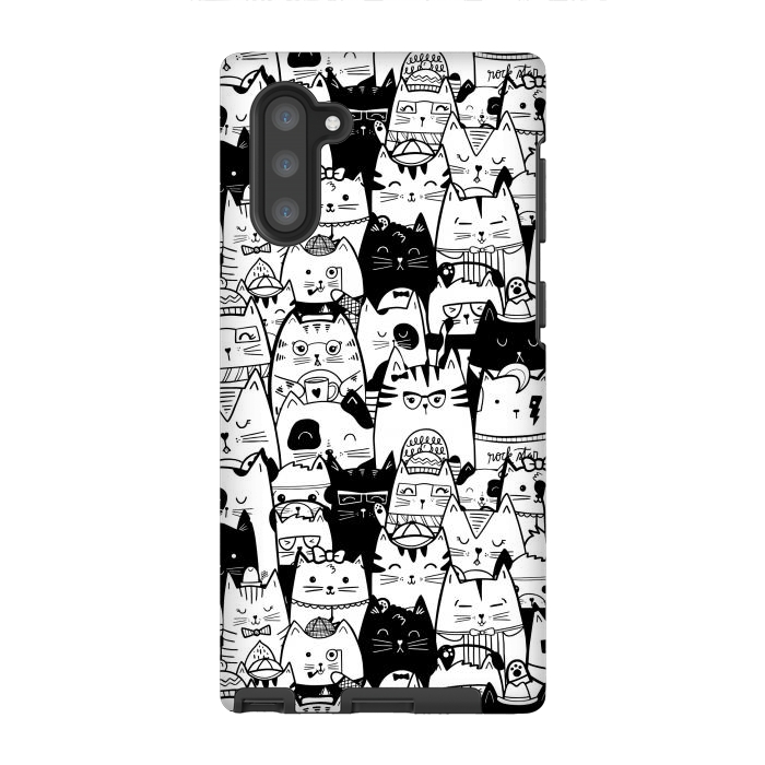 Galaxy Note 10 StrongFit Itty Bitty Kitty Committee by Noonday Design