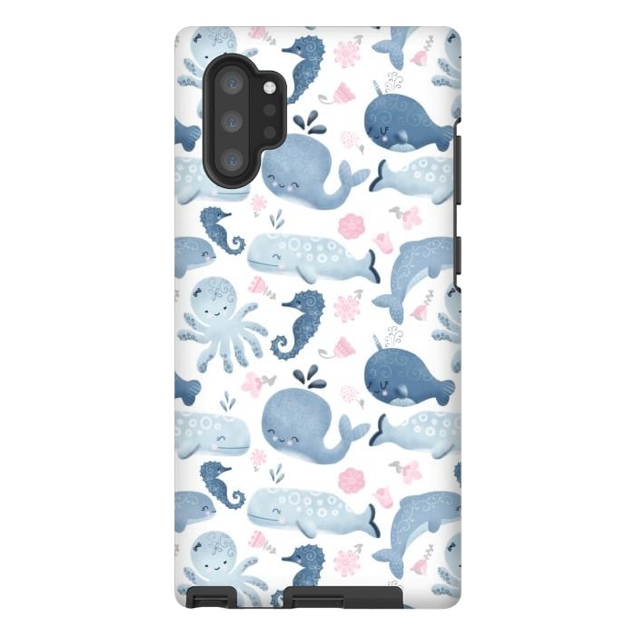 Galaxy Note 10 plus StrongFit Ocean Friends by Noonday Design