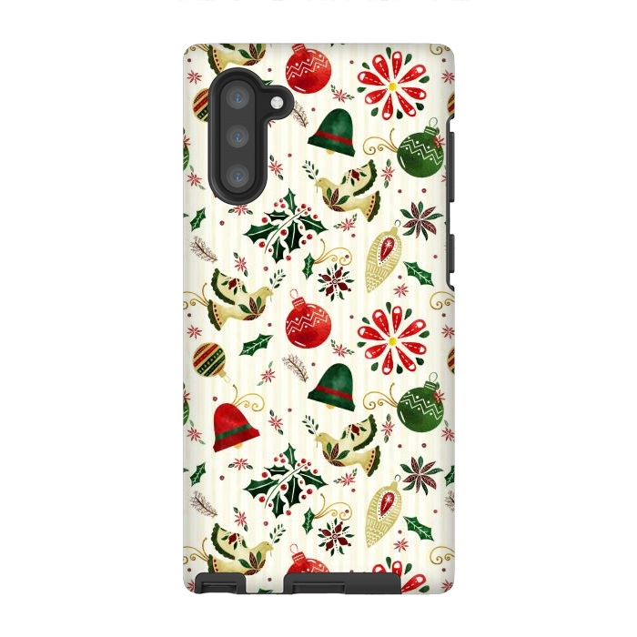 Galaxy Note 10 StrongFit Ornate Christmas Ornaments by Noonday Design