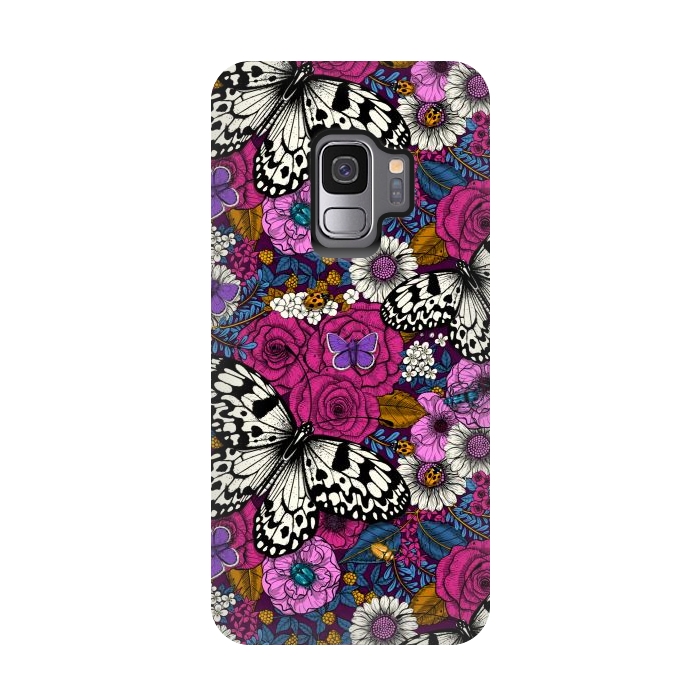Galaxy S9 StrongFit A colorful garden II by Katerina Kirilova