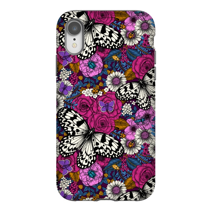 iPhone Xr StrongFit A colorful garden II by Katerina Kirilova