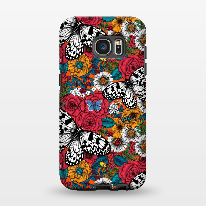 Galaxy S7 EDGE StrongFit A colorful garden by Katerina Kirilova