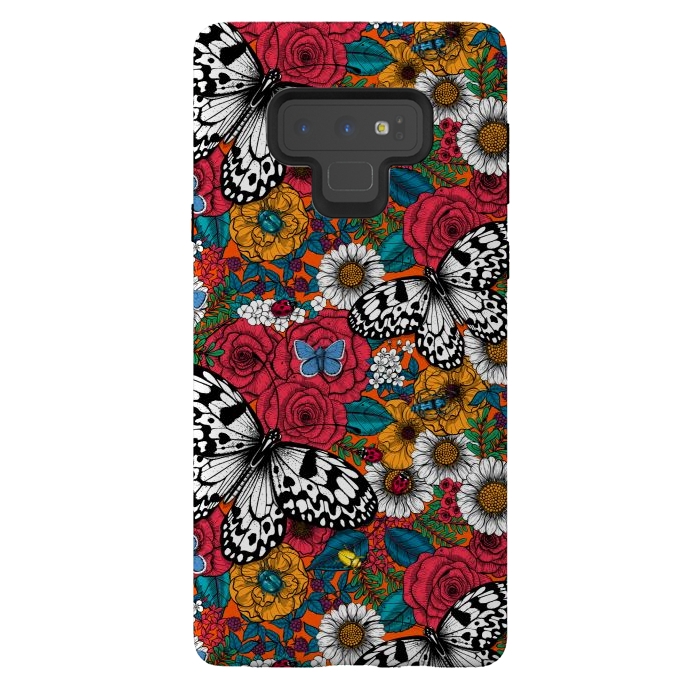 Galaxy Note 9 StrongFit A colorful garden by Katerina Kirilova