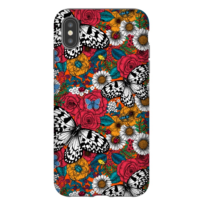 iPhone Xs Max StrongFit A colorful garden by Katerina Kirilova