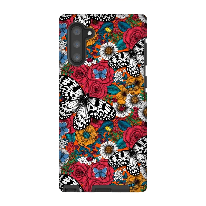 Galaxy Note 10 StrongFit A colorful garden by Katerina Kirilova