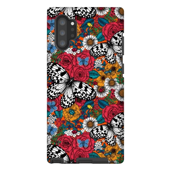 Galaxy Note 10 plus StrongFit A colorful garden by Katerina Kirilova