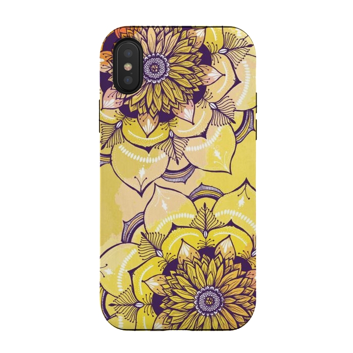 iPhone Xs / X StrongFit You're My Sunflower by Rose Halsey