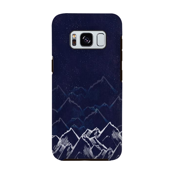 Galaxy S8 StrongFit Mountain Mist by Rose Halsey