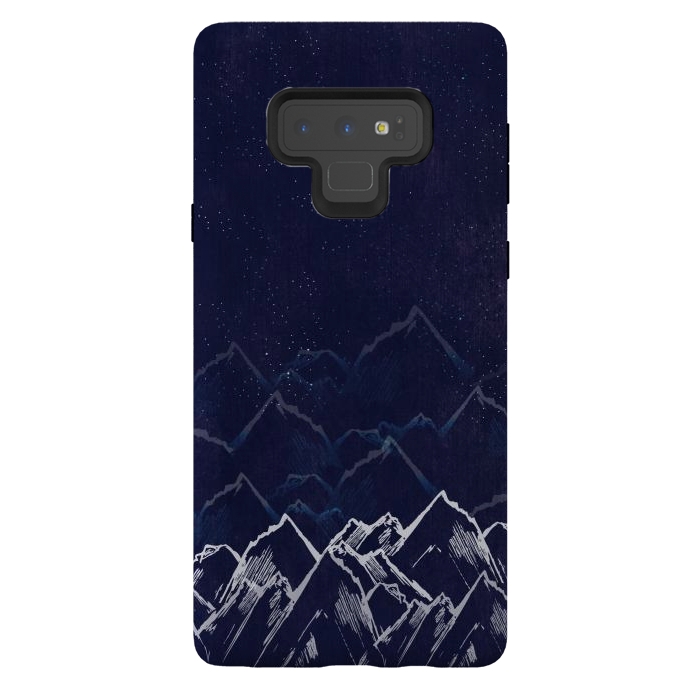 Galaxy Note 9 StrongFit Mountain Mist by Rose Halsey