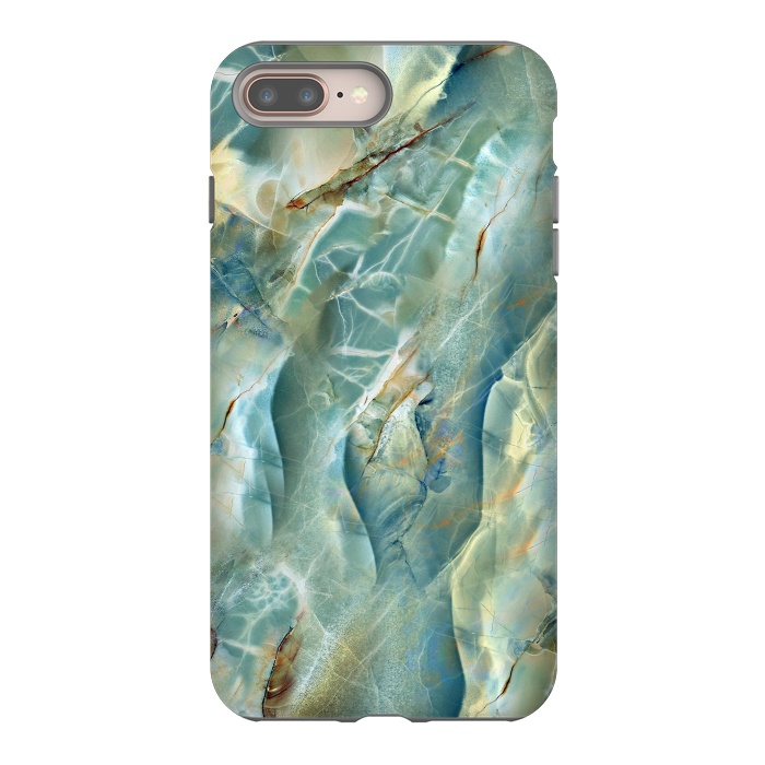 iPhone 7 plus StrongFit Green Marble Design by ArtsCase