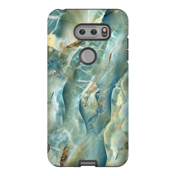 V30 StrongFit Green Marble Design by ArtsCase
