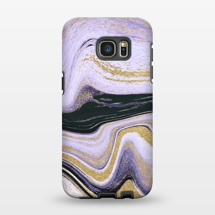 Galaxy S7 EDGE StrongFit Ink Painting Abstract Pattern by ArtsCase
