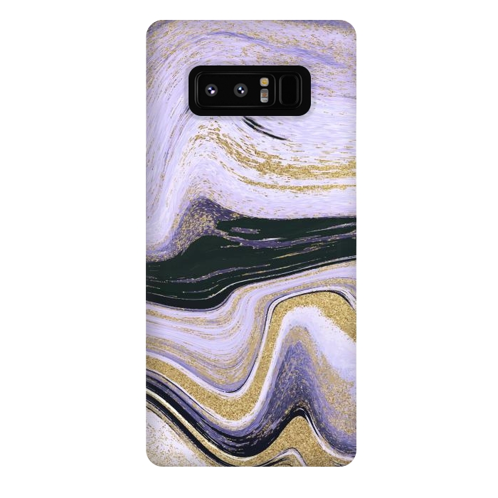 Galaxy Note 8 StrongFit Ink Painting Abstract Pattern by ArtsCase