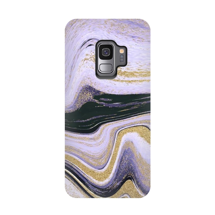 Galaxy S9 StrongFit Ink Painting Abstract Pattern by ArtsCase