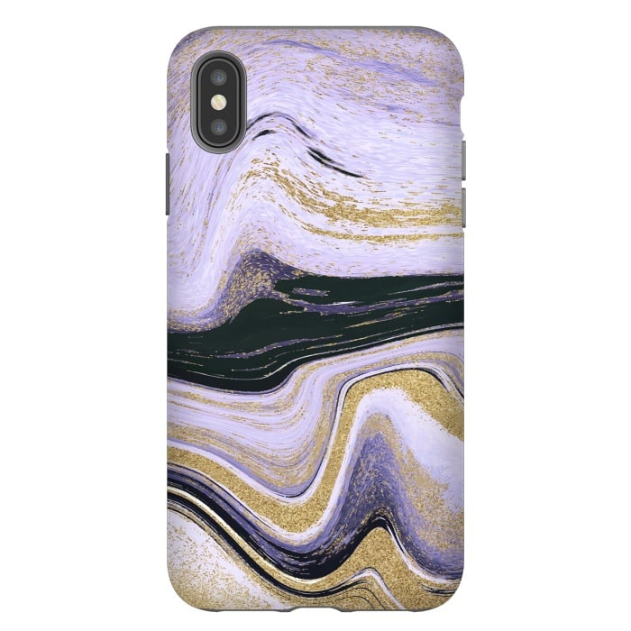 iPhone Xs Max StrongFit Ink Painting Abstract Pattern by ArtsCase