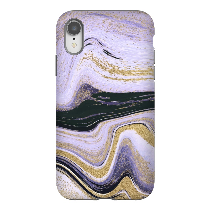 iPhone Xr StrongFit Ink Painting Abstract Pattern by ArtsCase