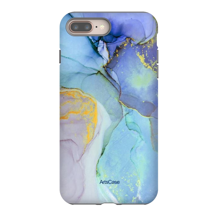 iPhone 7 plus StrongFit Ink Paint Abstract Marble by ArtsCase