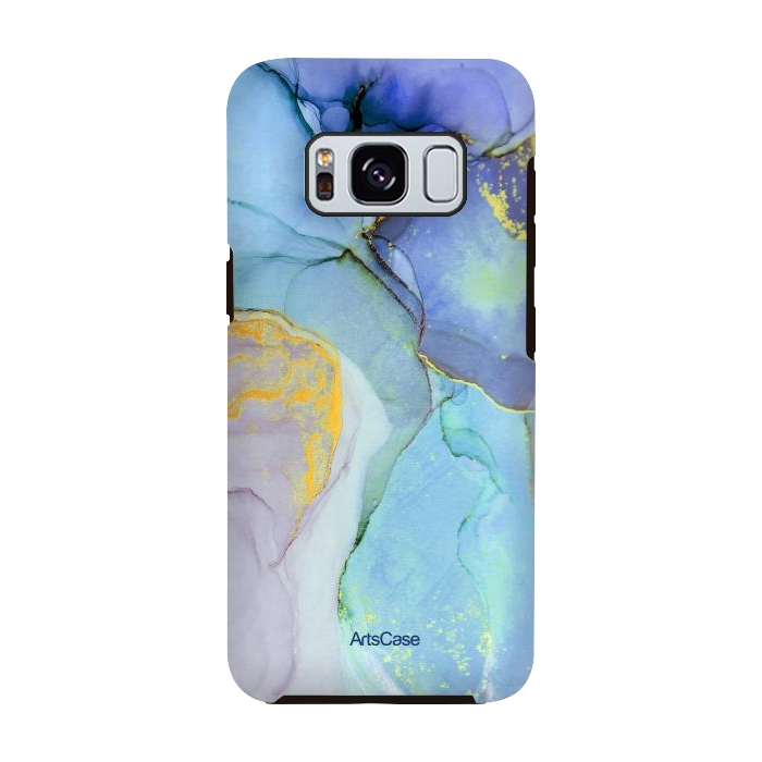 Galaxy S8 StrongFit Ink Paint Abstract Marble by ArtsCase