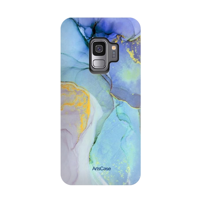Galaxy S9 StrongFit Ink Paint Abstract Marble by ArtsCase