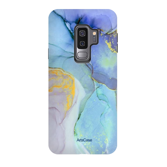 Galaxy S9 plus StrongFit Ink Paint Abstract Marble by ArtsCase