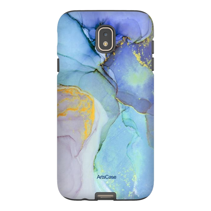 Galaxy J7 StrongFit Ink Paint Abstract Marble by ArtsCase