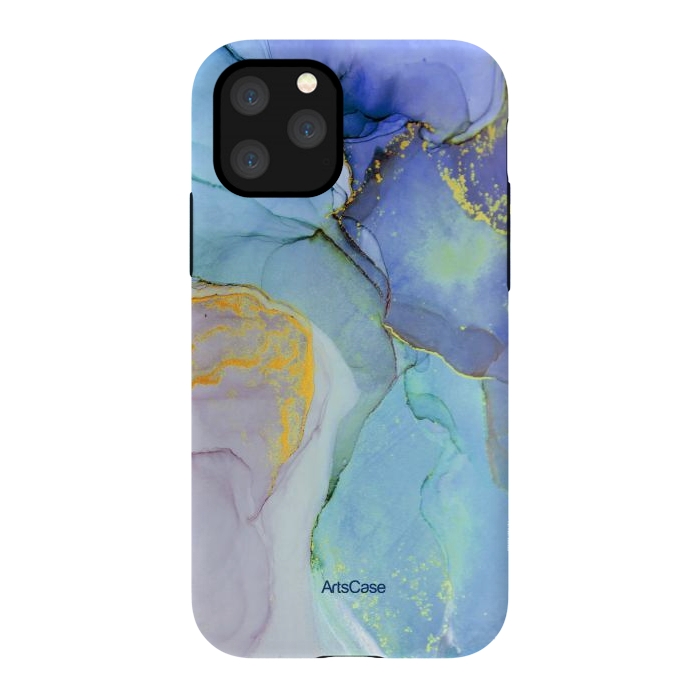 iPhone 11 Pro StrongFit Ink Paint Abstract Marble by ArtsCase