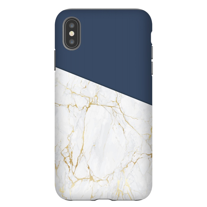 iPhone Xs Max StrongFit Marble Design III by ArtsCase