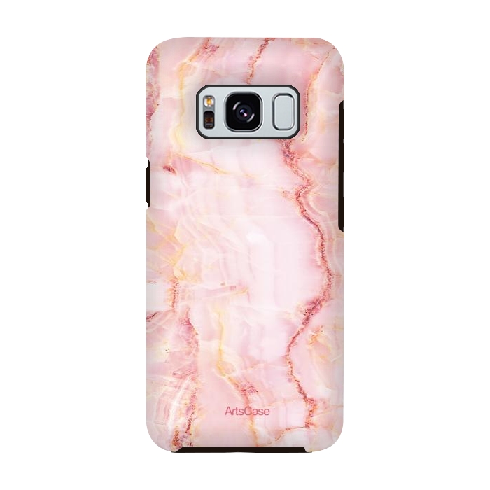 Galaxy S8 StrongFit Pink Salt Flats by ArtsCase