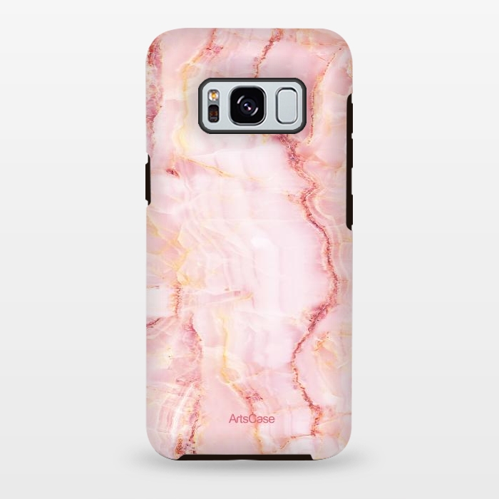 Galaxy S8 plus StrongFit Pink Salt Flats by ArtsCase
