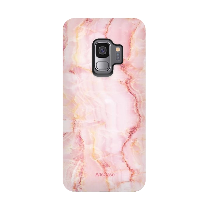 Galaxy S9 StrongFit Pink Salt Flats by ArtsCase