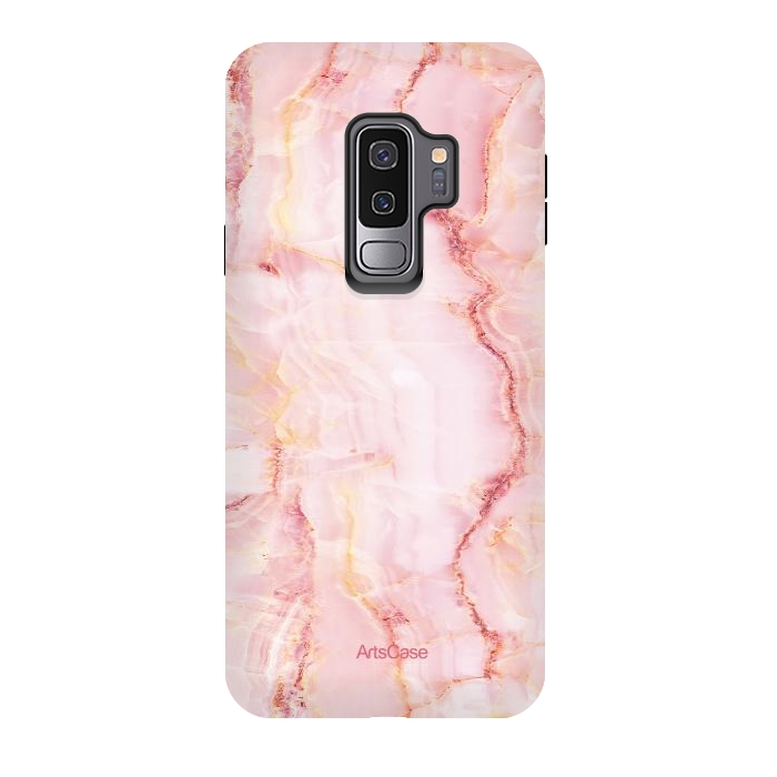 Galaxy S9 plus StrongFit Pink Salt Flats by ArtsCase