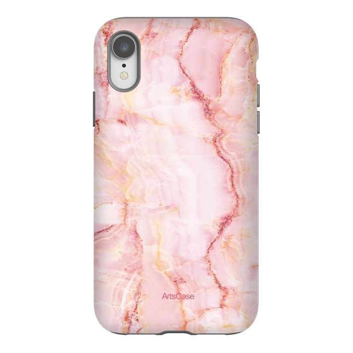 iPhone Xr StrongFit Pink Salt Flats by ArtsCase
