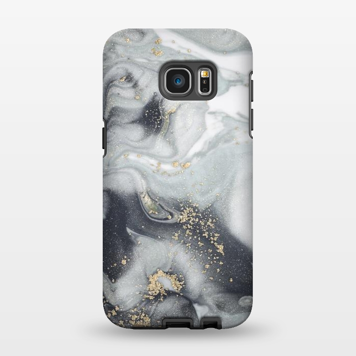Galaxy S7 EDGE StrongFit Style Incorporates the Swirls of Marble by ArtsCase