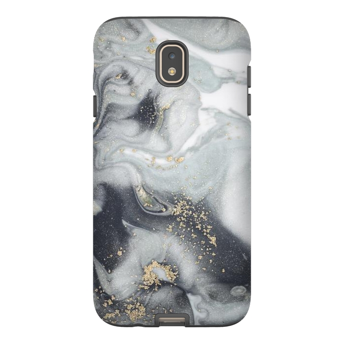 Galaxy J7 StrongFit Style Incorporates the Swirls of Marble by ArtsCase