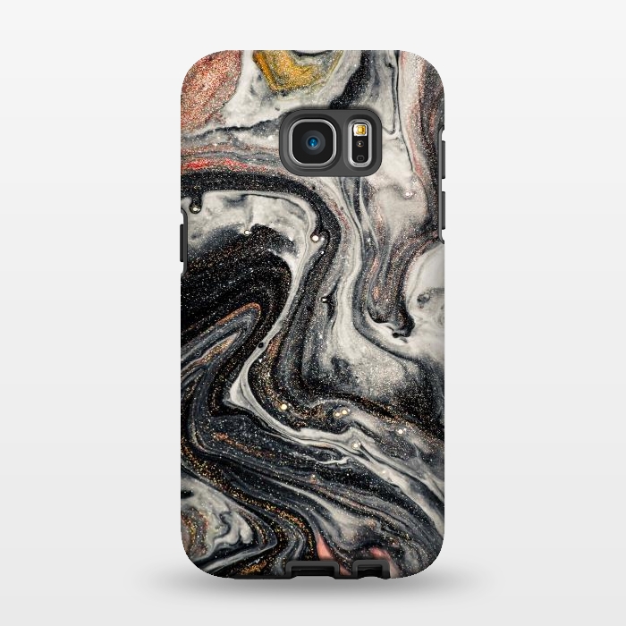 Galaxy S7 EDGE StrongFit Swirls of Marble and The Ripples of Agate by ArtsCase