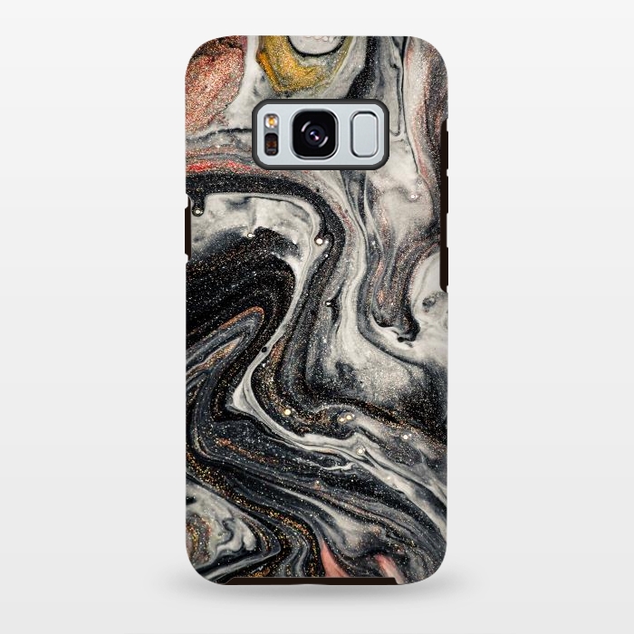 Galaxy S8 plus StrongFit Swirls of Marble and The Ripples of Agate by ArtsCase