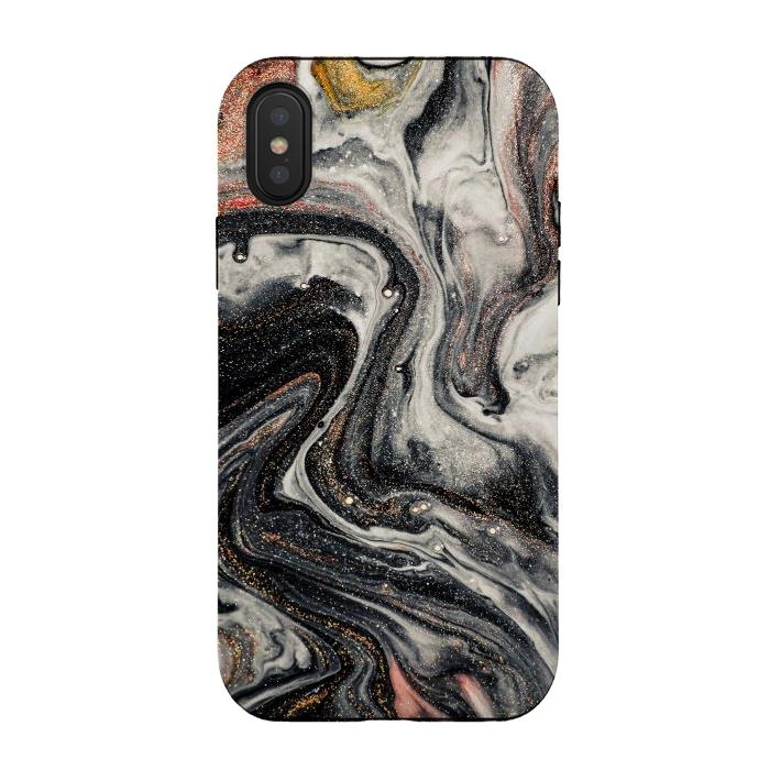 iPhone Xs / X StrongFit Swirls of Marble and The Ripples of Agate by ArtsCase