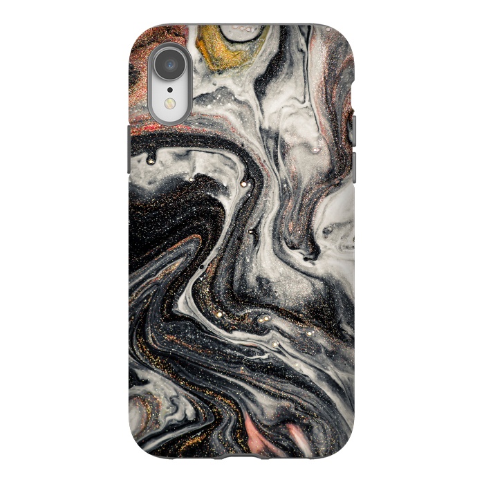 iPhone Xr StrongFit Swirls of Marble and The Ripples of Agate by ArtsCase