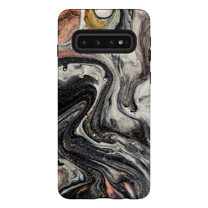Galaxy S10 StrongFit Swirls of Marble and The Ripples of Agate by ArtsCase