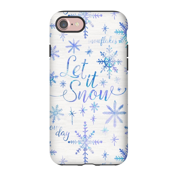 iPhone 7 StrongFit Let It Snow by Noonday Design
