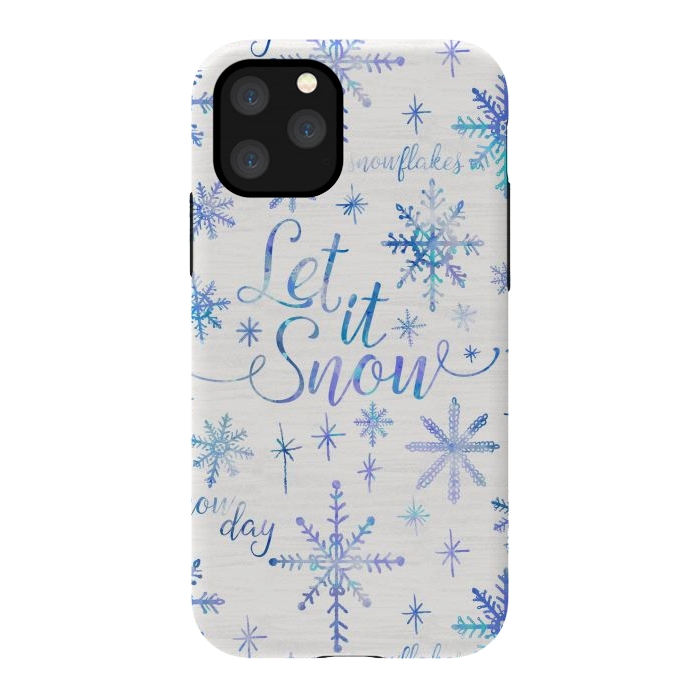 iPhone 11 Pro StrongFit Let It Snow by Noonday Design