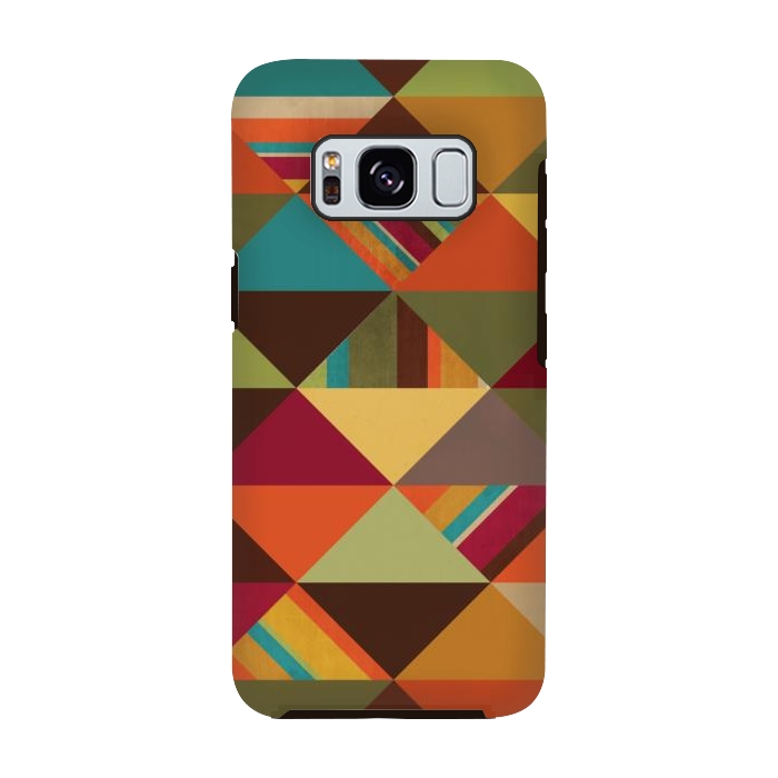 Galaxy S8 StrongFit Autumn Triangles by Noonday Design