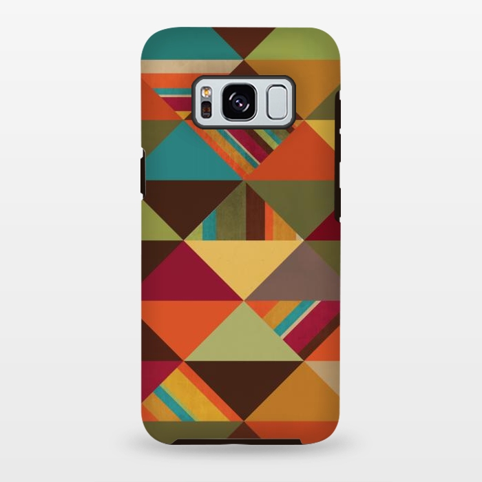 Galaxy S8 plus StrongFit Autumn Triangles by Noonday Design