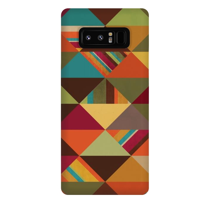 Galaxy Note 8 StrongFit Autumn Triangles by Noonday Design