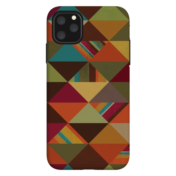 iPhone 11 Pro Max StrongFit Autumn Triangles by Noonday Design
