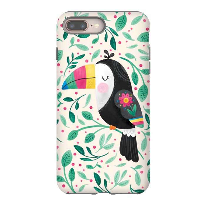 iPhone 7 plus StrongFit Cheeky Toucan by Noonday Design