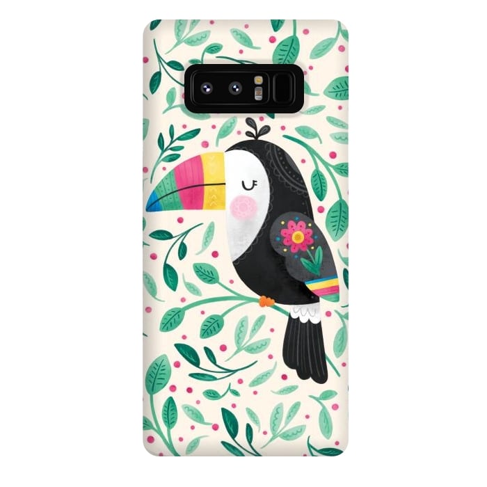 Galaxy Note 8 StrongFit Cheeky Toucan by Noonday Design