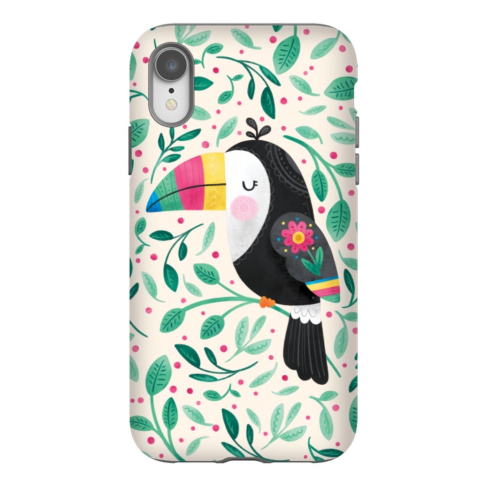 iPhone Xr StrongFit Cheeky Toucan by Noonday Design